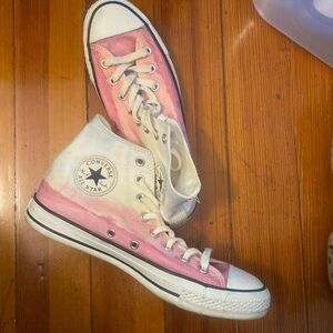 Converse Pink Sunset high top Women’s 10 All Star Chuck Taylor